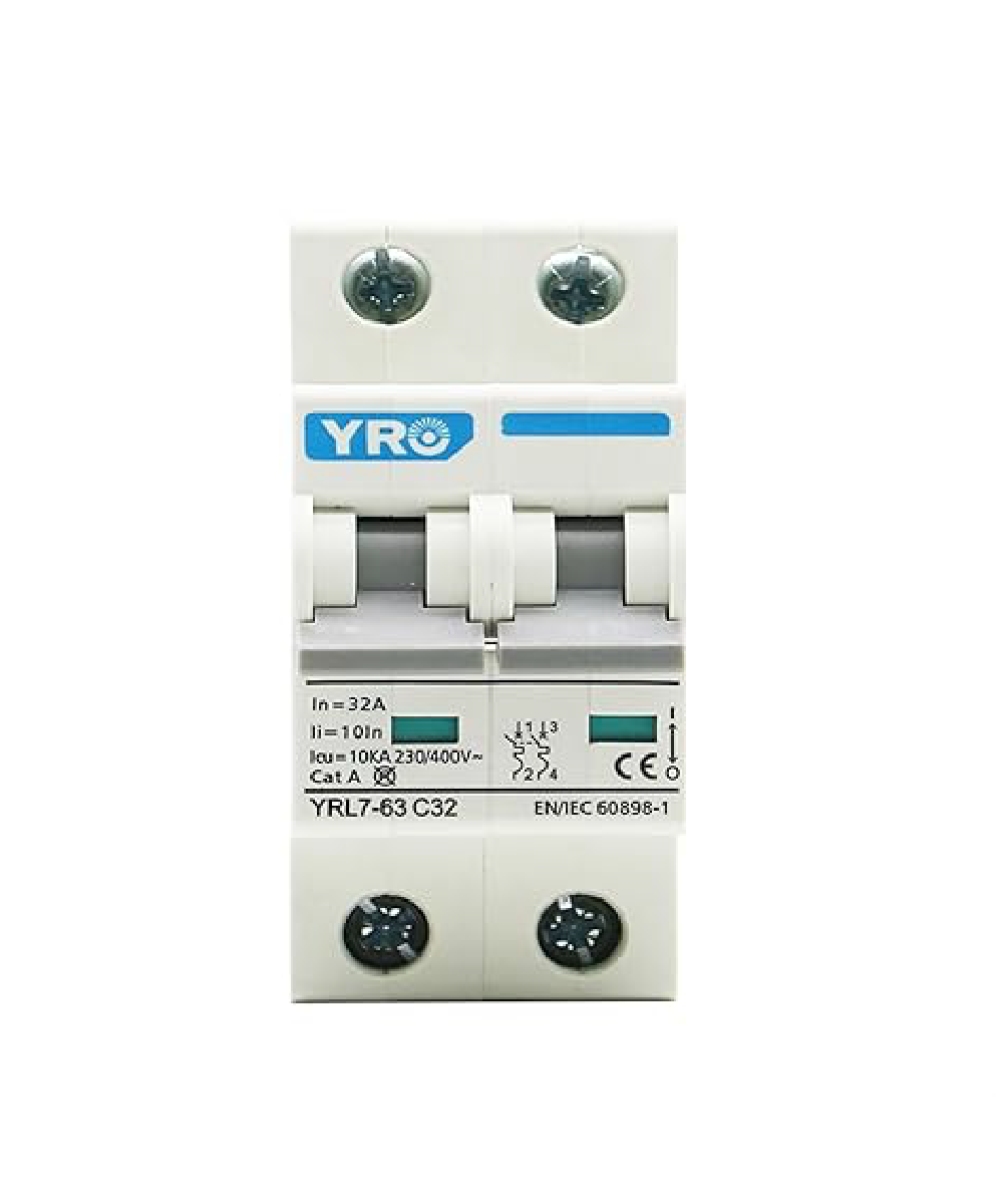 Interruptor Automático YRO YRL7 2P 50A 6kA 110/220V AC